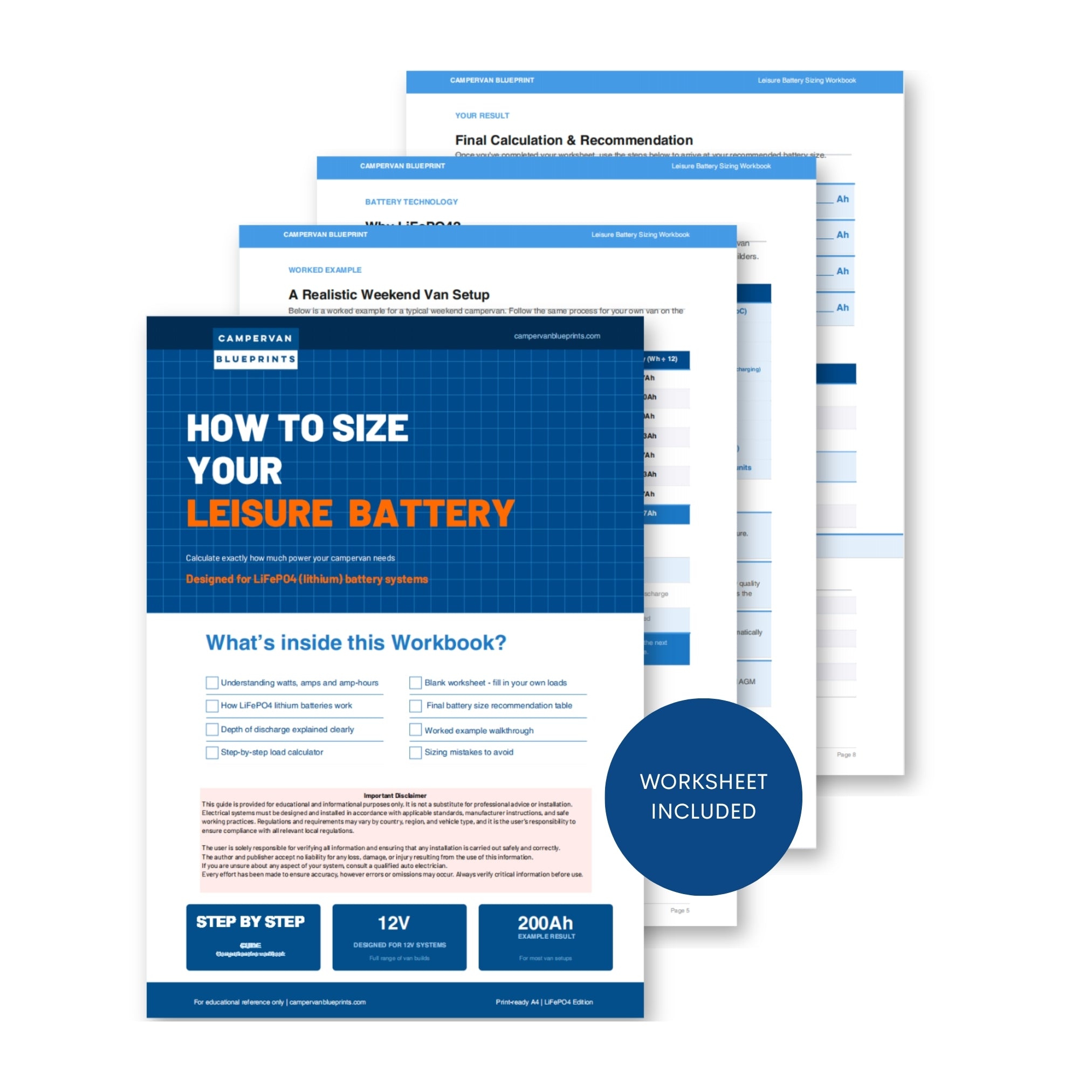 Campervan Electrical Design Pack - Size Your System Correctly