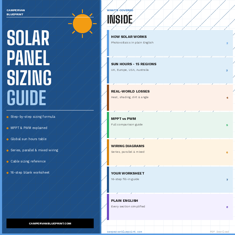 How to Size Solar Panels for your Campervan
