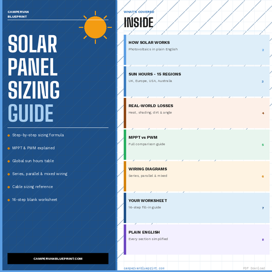 How to Size Solar Panels for your Campervan