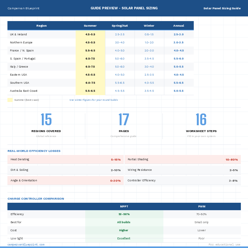How to Size Solar Panels for your Campervan